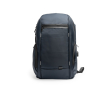 Nylon rugzak met USB-poort, gewatteerde schouderbanden en rug 17\" kleur marineblauw