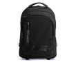 Trolley en rugzak van 300D polyester voor 17 inch laptop kleur zwart