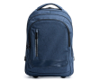 Trolley en rugzak van 300D polyester voor 17 inch laptop kleur koningsblauw