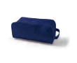 Schoenentas van polyester met praktisch draaghengsel kleur marineblauw