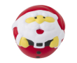 Antistressbal met kerstman ontwerp Santa kleur rood