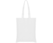 Non-woven tas met lange gelaste hengsels, draagkracht 6 kg kleur wit