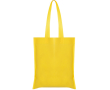 Non-woven tas met lange gelaste hengsels, draagkracht 6 kg kleur geel