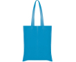 Non-woven tas met lange gelaste hengsels, draagkracht 6 kg kleur pastel blauw