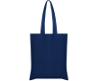 Non-woven tas met lange gelaste hengsels, draagkracht 6 kg kleur marineblauw