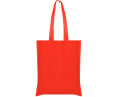 Non-woven tas met lange gelaste hengsels, draagkracht 6 kg kleur rood