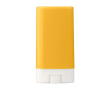 Waterbestendige zonnebrandstick SPF 30 uit kunststof 30 ml kleur geel