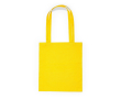 Katoenen tas met lange hengsels in verschillende kleuren kleur geel