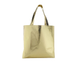 Gelamineerde, glanzende non-woven tas met lange hengsels 80 g/m² kleur goud