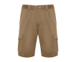 Bermuda van polyester en katoen met zakken 250 g/m² Roly Vitara kleur camel