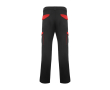 Unisex multizakkenbroek met contrast 250 g/m² Roly Trooper kleur rood