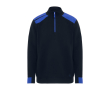 Werktrui van katoen en polyester 280 g/m² Roly Maverick kleur koningsblauw