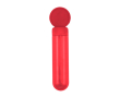 Bellenblaas in diverse kleuren met ringen in 3 maten, 30 ml kleur rood