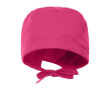Verpleegmuts van polyester met verstelbare linten 150 g/m² kleur roze