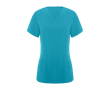 Dames tuniek van polyester en elastaan 170 g/m² Roly Ferox kleur cyaan blauw