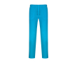 Lange uniseks zorgbroek met rechte snit 195 g/m² Roly Care kleur cyaan blauw