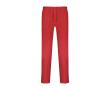 Lange uniseks zorgbroek met rechte snit 195 g/m² Roly Care kleur rood