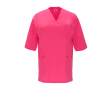 Uniseks tuniek van polyester en katoen 160 g/m² Roly Panacea kleur roze
