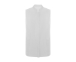 Damesjas van polyester met logo 130 g/m² Roly Aldany kleur wit