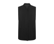 Damesjas van polyester met logo 130 g/m² Roly Aldany kleur zwart