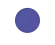 Opvouwbare polyester frisbee met bijpassend hoesje kleur blauw