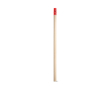 Houten potlood met gum aan de bovenkant, hardheid HB kleur rood