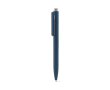 Set van balpennen in gerecycled aluminium, met of zonder blauwe inkt kleur blauw
