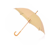 Automatische paraplu met logo van polyester 190T Ø105 Basic kleur beige