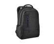 Waterdichte rugzak van gerecycled nylon en RPET voor 17 inch laptops kleur zwart