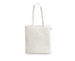 Boodschappentas van gerecycled katoen en polyester 150 g/m² kleur wit