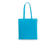 Boodschappentas van gerecycled katoen en polyester 150 g/m² kleur lichtblauw