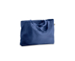 Tas van gerecycled katoen met lange hengsels 280 g/m2 kleur blauw