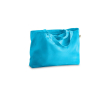 Tas van gerecycled katoen met lange hengsels 280 g/m2 kleur lichtblauw