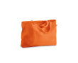 Tas van gerecycled katoen met lange hengsels 280 g/m2 kleur oranje