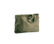 Tas van gerecycled katoen met lange hengsels 280 g/m2 kleur donkergroen