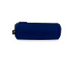 Cilindervormige etui van gerecycled vilt met ritssluiting kleur blauw