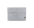 Map van gerecycled vilt met laptopvak 14 inch kleur lichtgrijs