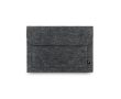 Map van gerecycled vilt met laptopvak 14 inch kleur donkergrijs