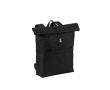 Multifunctionele rugzak met oprolsluiting voor een 17,3 inch laptop kleur zwart