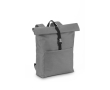 Multifunctionele rugzak met oprolsluiting voor een 17,3 inch laptop kleur grijs