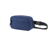 Heuptas van gerecycled polyester met voering en 2 compartimenten kleur blauw