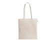 Natuurlijke tas van gerecycled katoen en polyester 150 g/m² kleur naturel