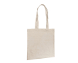 Katoenen tas met lange hengsels 100 g/m² Eco Long kleur beige