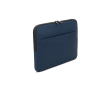 Hoogwaardige laptophoes van gerecycled polyester voor 14\" laptops kleur blauw