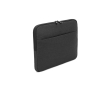 Hoogwaardige laptophoes van gerecycled polyester voor 14\" laptops kleur donkergrijs