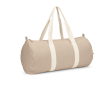 Ecologische sporttas met binnenvak 24L 380 g/m2 kleur naturel