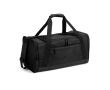 Sporttas van gerecycled polyester met ruim compartiment 37L kleur zwart