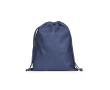 Middelgrote koordtas van non-woven met thermisch gesealde sluiting 60 g/m² kleur blauw
