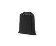 Non-woven koordrugzak met trekkoordsluiting 60 g/m² kleur zwart