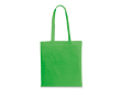 Kleurige katoenen tassen met lange hengsels 105 g/m² Eco Color L kleur groen
